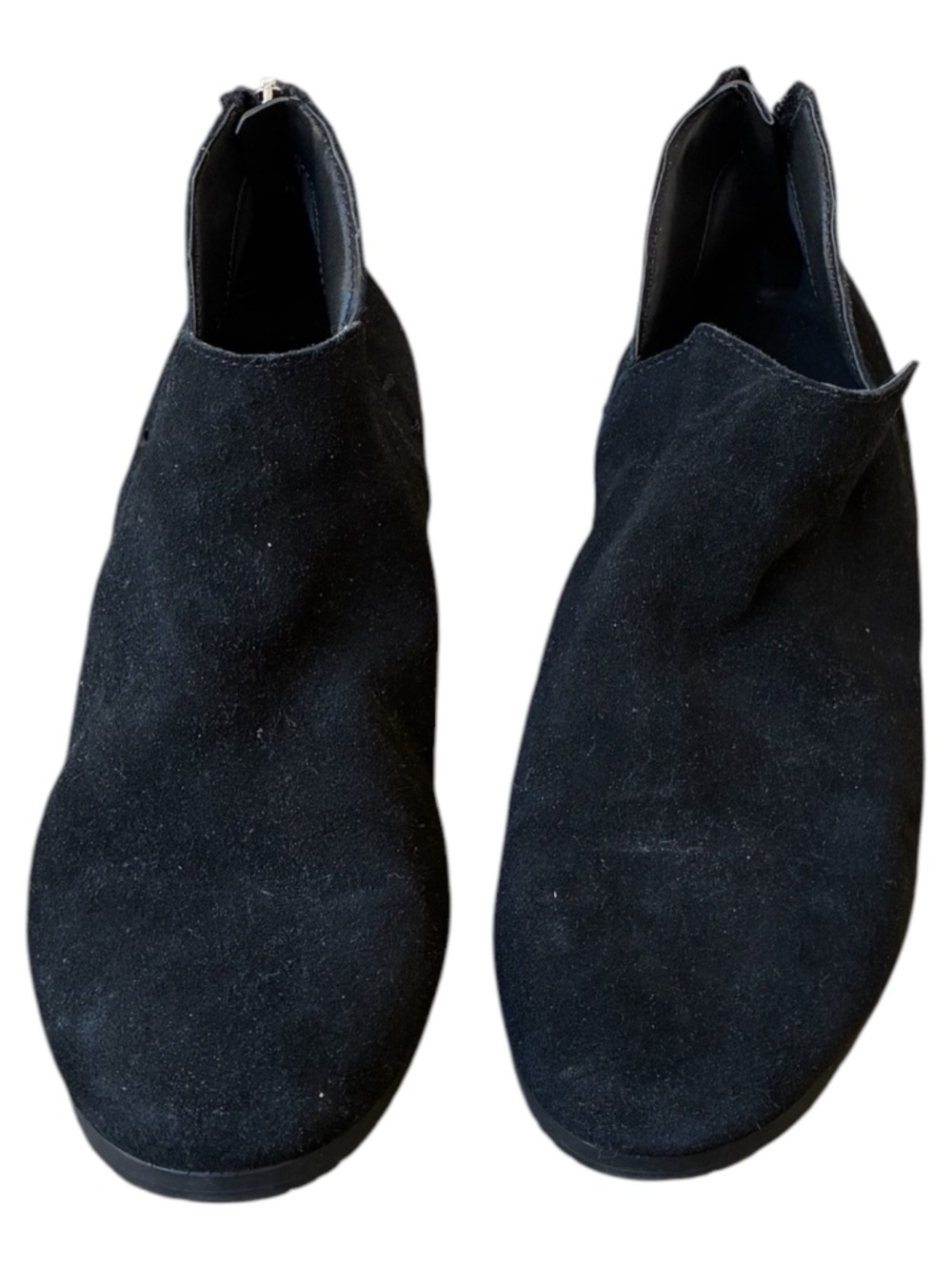 Kenneth Cole Reaction Black Suede Ankle Booties-Size 6